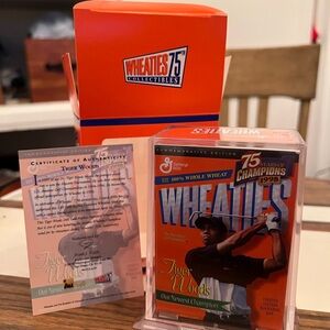 Tiger woods Weaties Collectibles